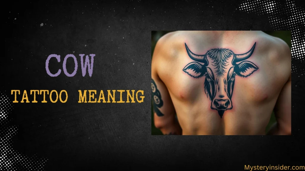 Image of cow tattoo meaning