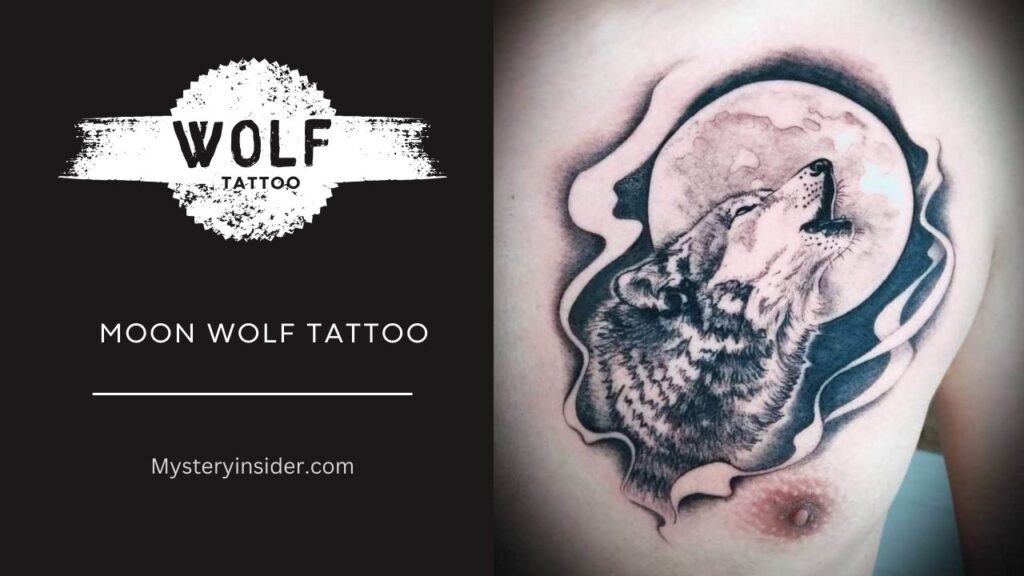 Image of Moon Wolf Tattoo