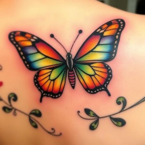 Image of Multicolored Butterfly

