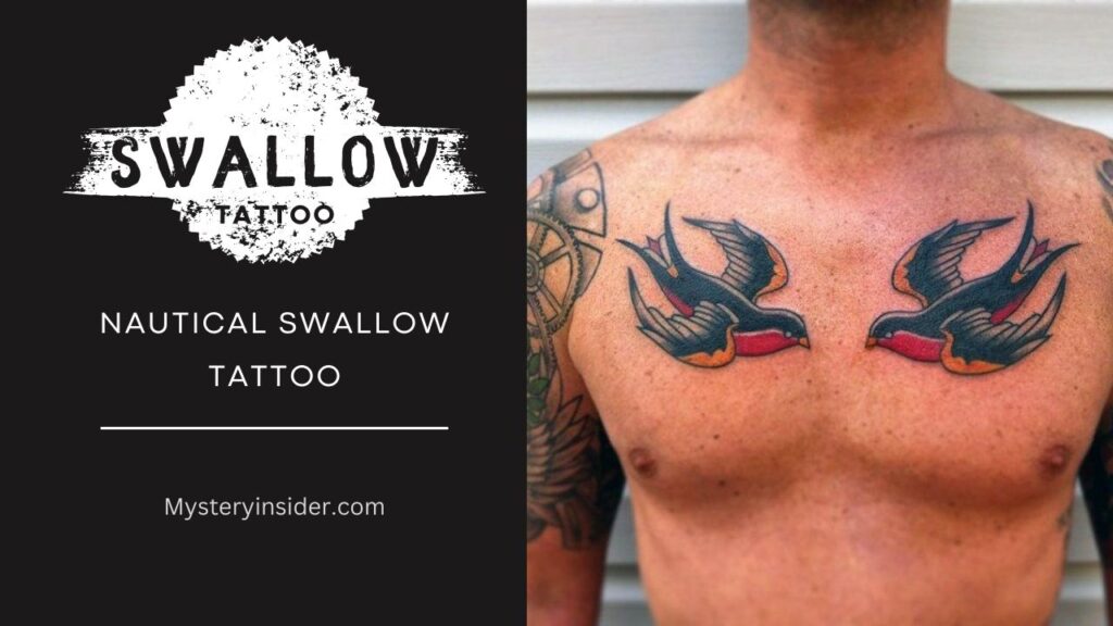 image of Nautical Swallow Tattoo