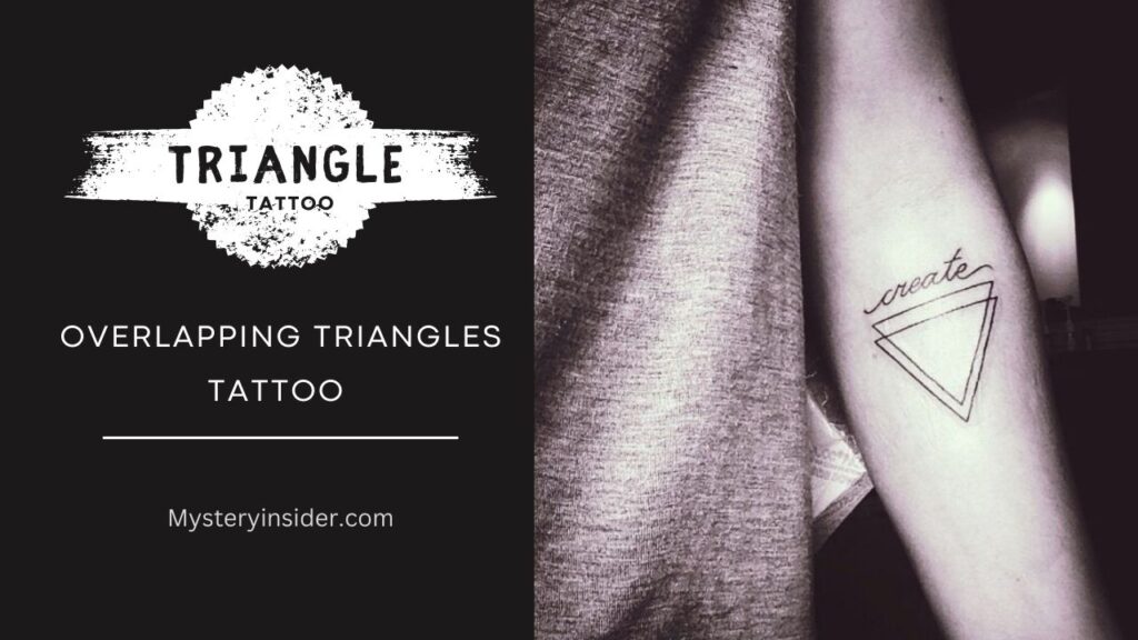 Image of Overlapping Triangles Tattoo 