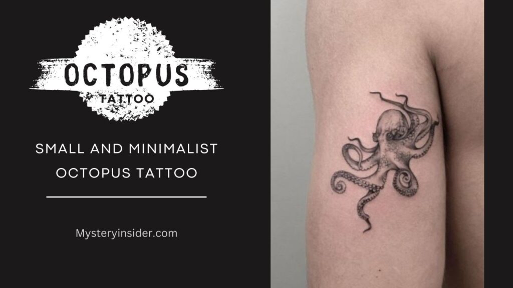 Image of Small and Minimalist Octopus tattoo