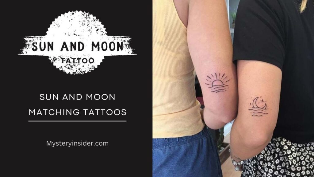 Image of Sun and Moon Matching Tattoos