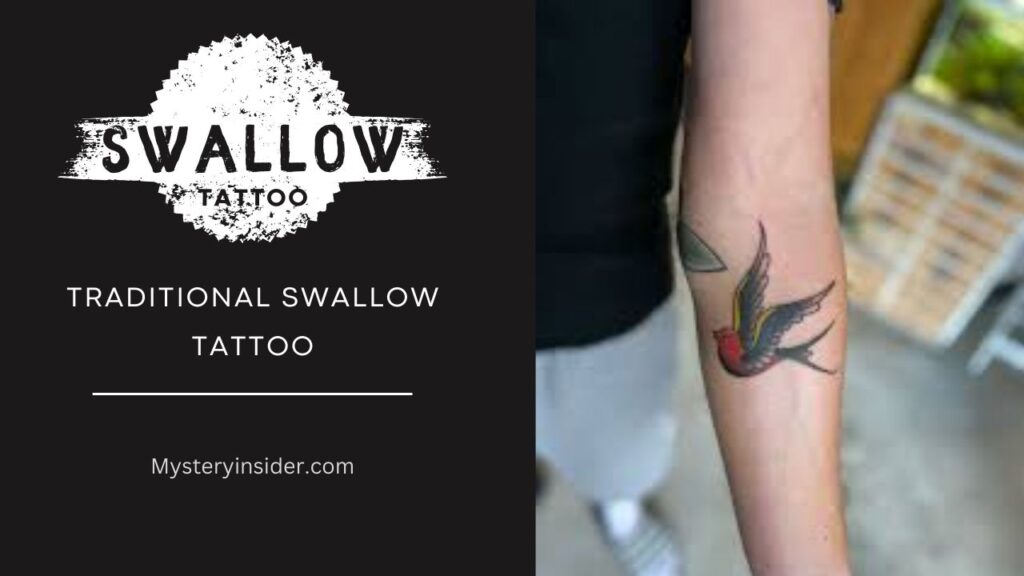 Image of Traditional Swallow Tattoo