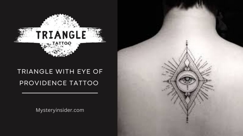 Image of Triangle with Eye of Providence Tattoo 