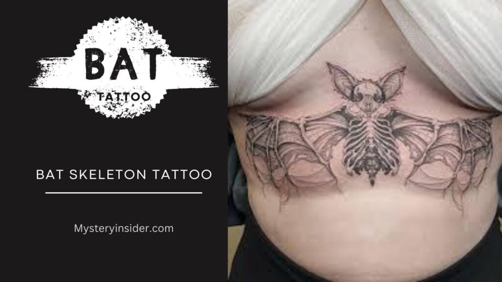 image of Bat Skeleton Tattoo